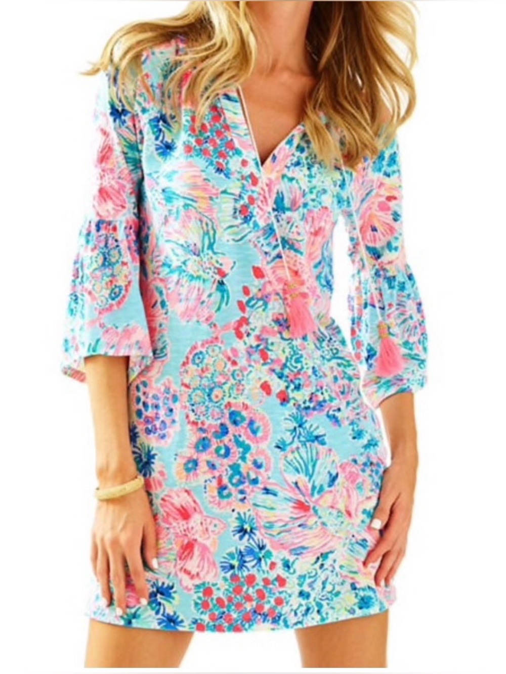 NWT Lilly Pulitzer Del Lago
Tunic Dress Serene Blue Size XS 🌸🌸🌸